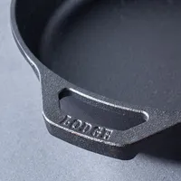Lodge Logic Canadiana 'Loon' 10.25" Frypan with Helper Handle (Black)
