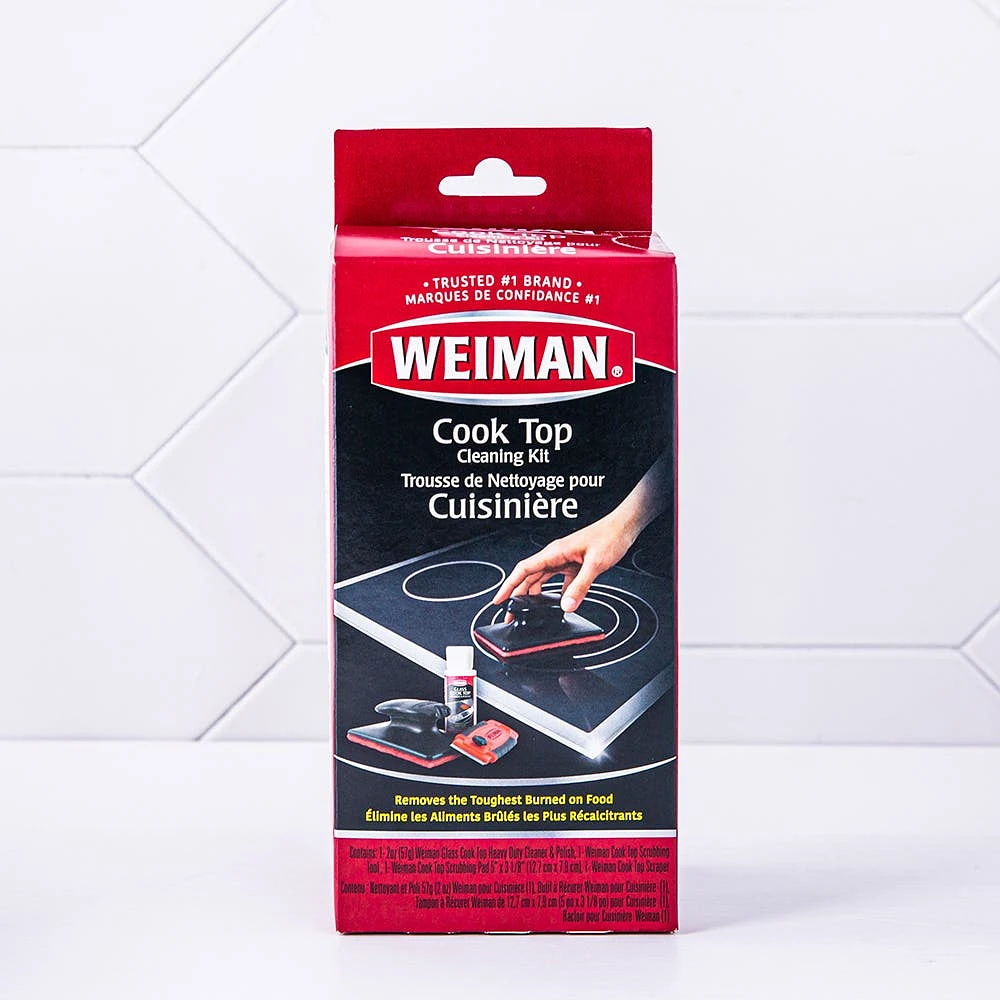 Weiman Good Housekeeping Cooktop Cleaning Kit - Set of 4