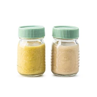 KSP Salad To-Go Glass Salad Dressing Jar - Set of 2