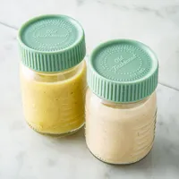 KSP Salad To-Go Glass Salad Dressing Jar - Set of 2