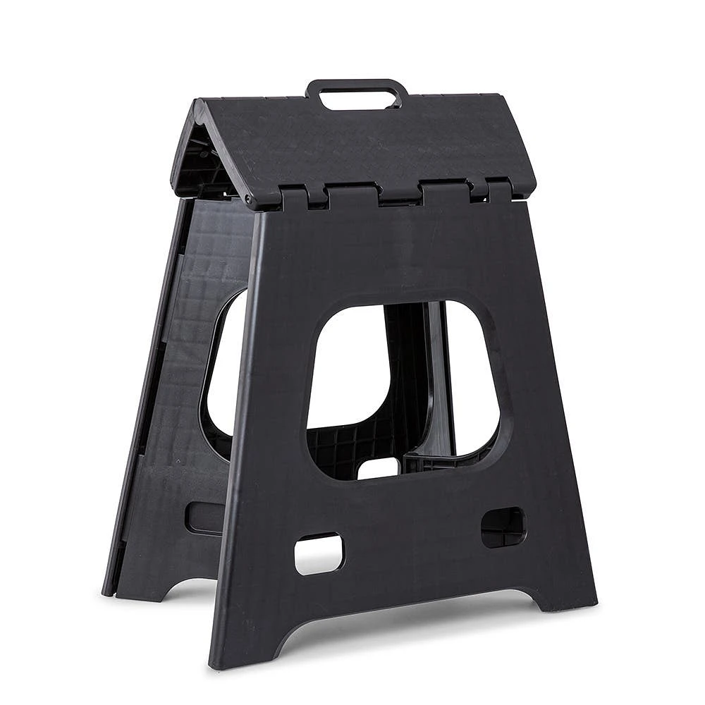 KSP Tread Folding Step Stool Tall (Black)