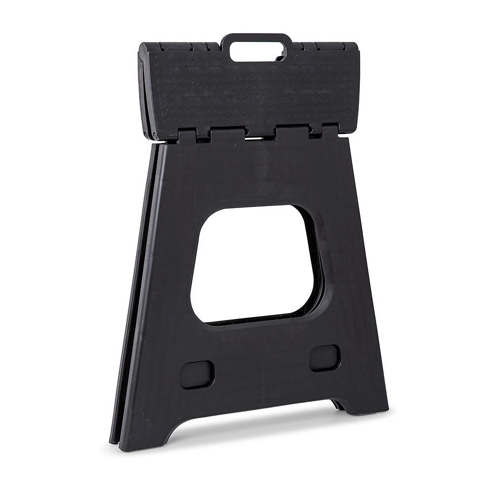 KSP Tread Folding Step Stool Tall (Black)