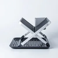 OXO Good Grips 'Rust-Proof Aluminum' Fold-Flat Dish Rack (Black/Grey)