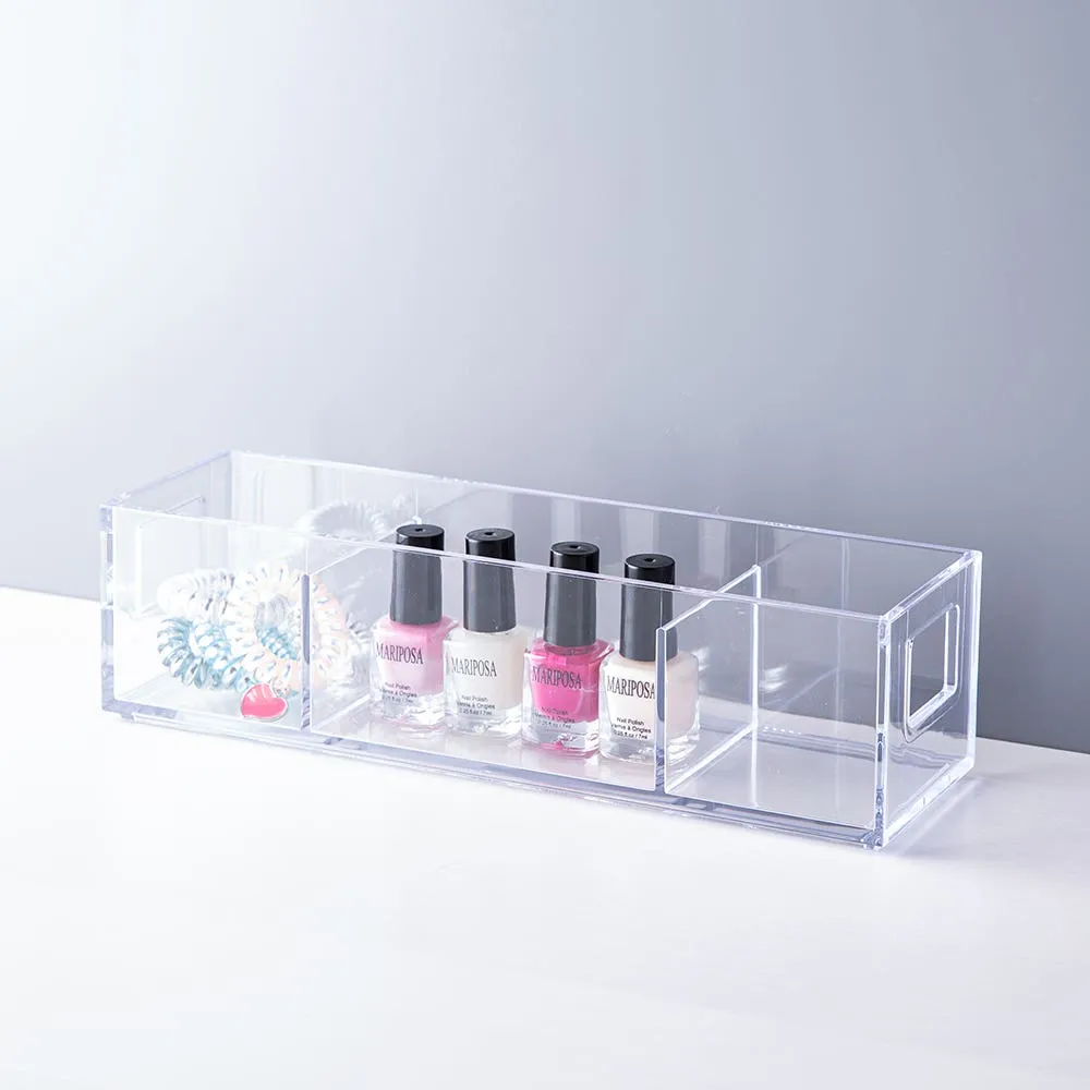 iDesign Clarity Vanity Organizer Catch-All (Clear)