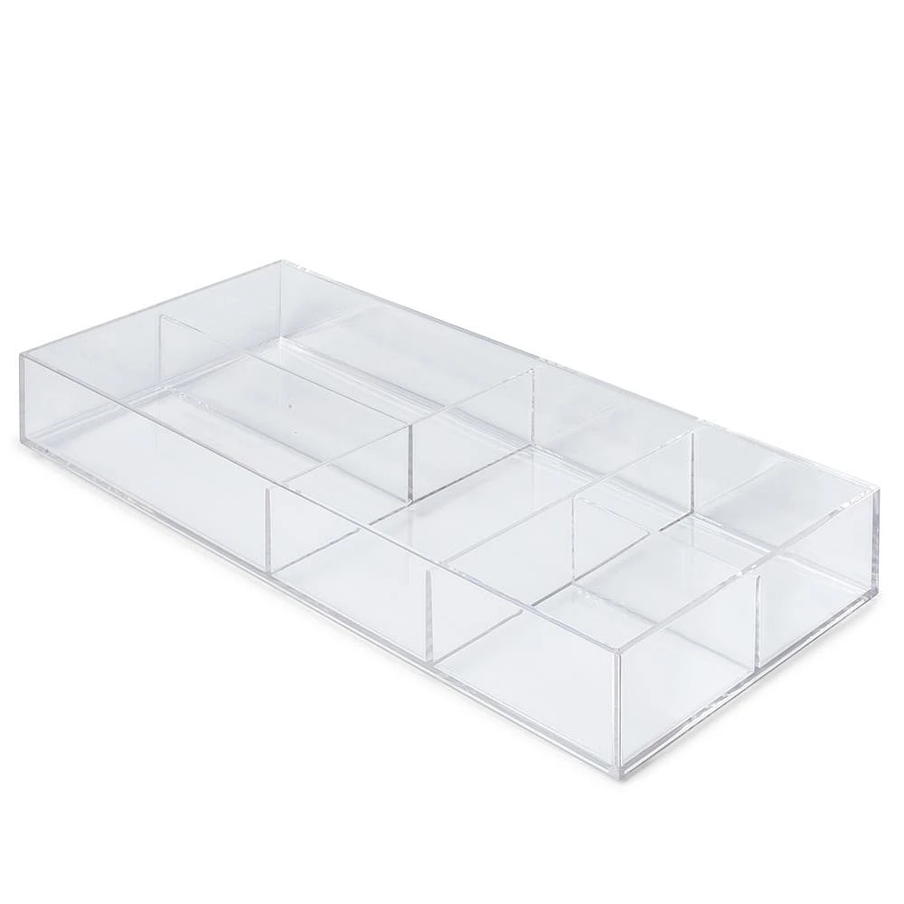 iDesign Clarity '5-Section' Cosmetic & Vanity Organizer (Clear)
