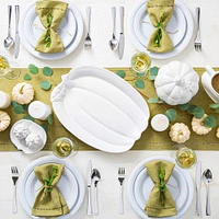 KSP Tuscana Harvest Pumpkin Side Plate (White)
