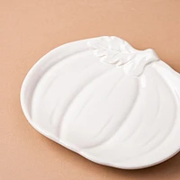 KSP Tuscana Harvest Pumpkin Side Plate (White)