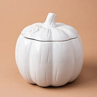 KSP Tuscana Harvest Pumpkin Canister Lg (White)