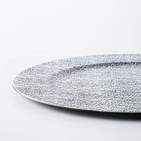 KSP Everyday 'Trellis' Charger Plate Textured (Silver)