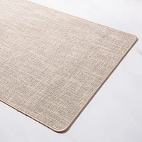 Harman Washable Mat 'Texture' Accent Mat 18"x47" (Linen)