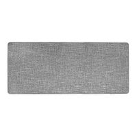 Harman Washable Mat 'Texture' Accent Mat 18"x47" (Grey)