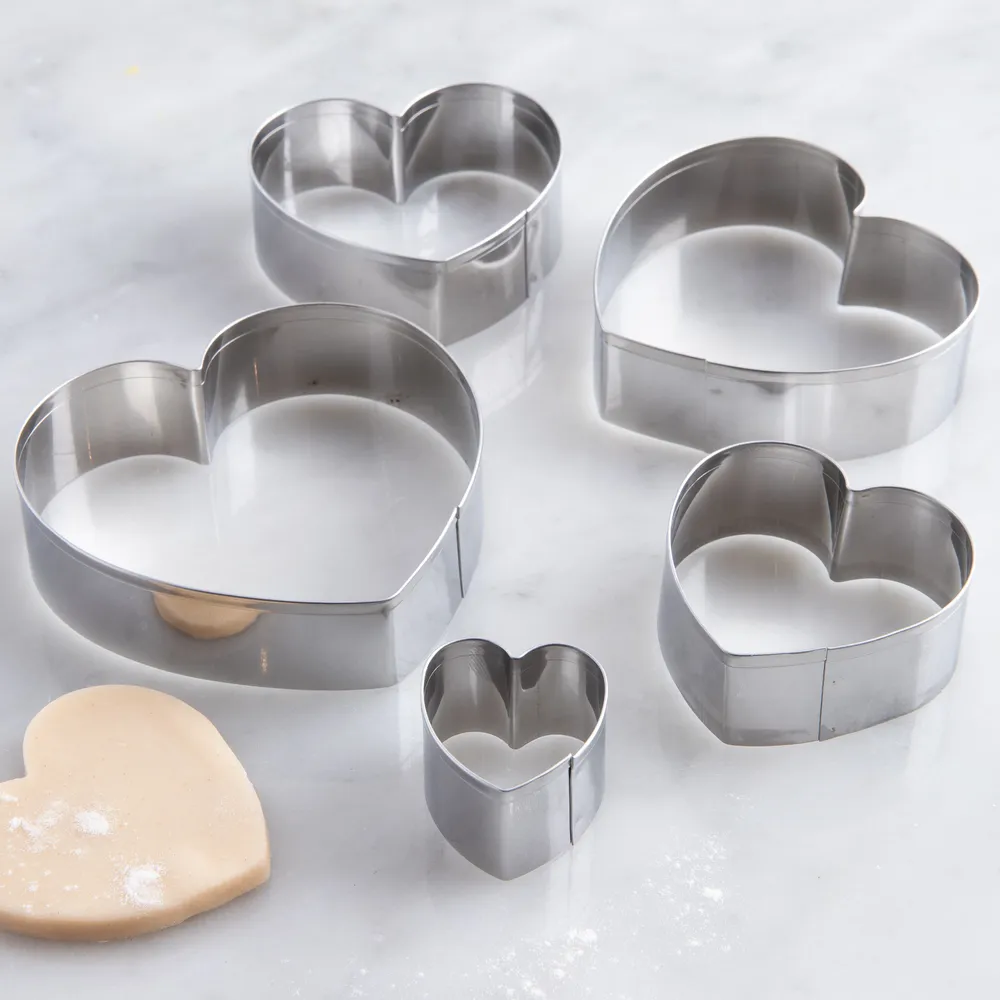 Fox Run 'Heart' Cookie Cutters - Set of 5