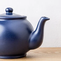 Price & Kensington Matte Stoneware Teapot 6-Cup (Navy Blue)