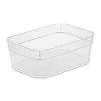 Sterilite Organize 'Medium' Plastic Storage Tray - Set of 3 (Clear)