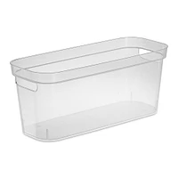 Sterilite Organize 'Narrow' Plastic Storage Bin (Clear) 15x6.25x6.25"