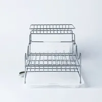 KSP Scoop 2-Tier Dish Rack - White