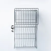 KSP Scoop 2-Tier Dish Rack - White