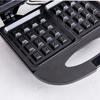 Hauz Living Non-Stick Waffle Maker (Black)