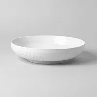 A La Carte 'Diamond' Porcelain Serving Bowl 11.5" (White)