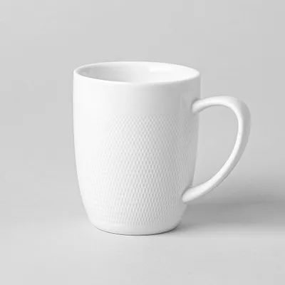 A La Carte 'Diamond' Porcelain Coffee Mug (White)