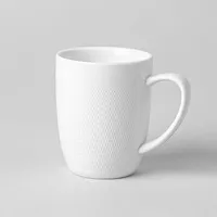 A La Carte 'Diamond' Porcelain Coffee Mug (White)