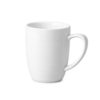 A La Carte 'Diamond' Porcelain Coffee Mug (White)
