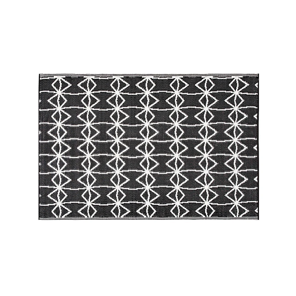 KSP Outdoor 'Kessa' All Season Mat 4x6' (Black/White)