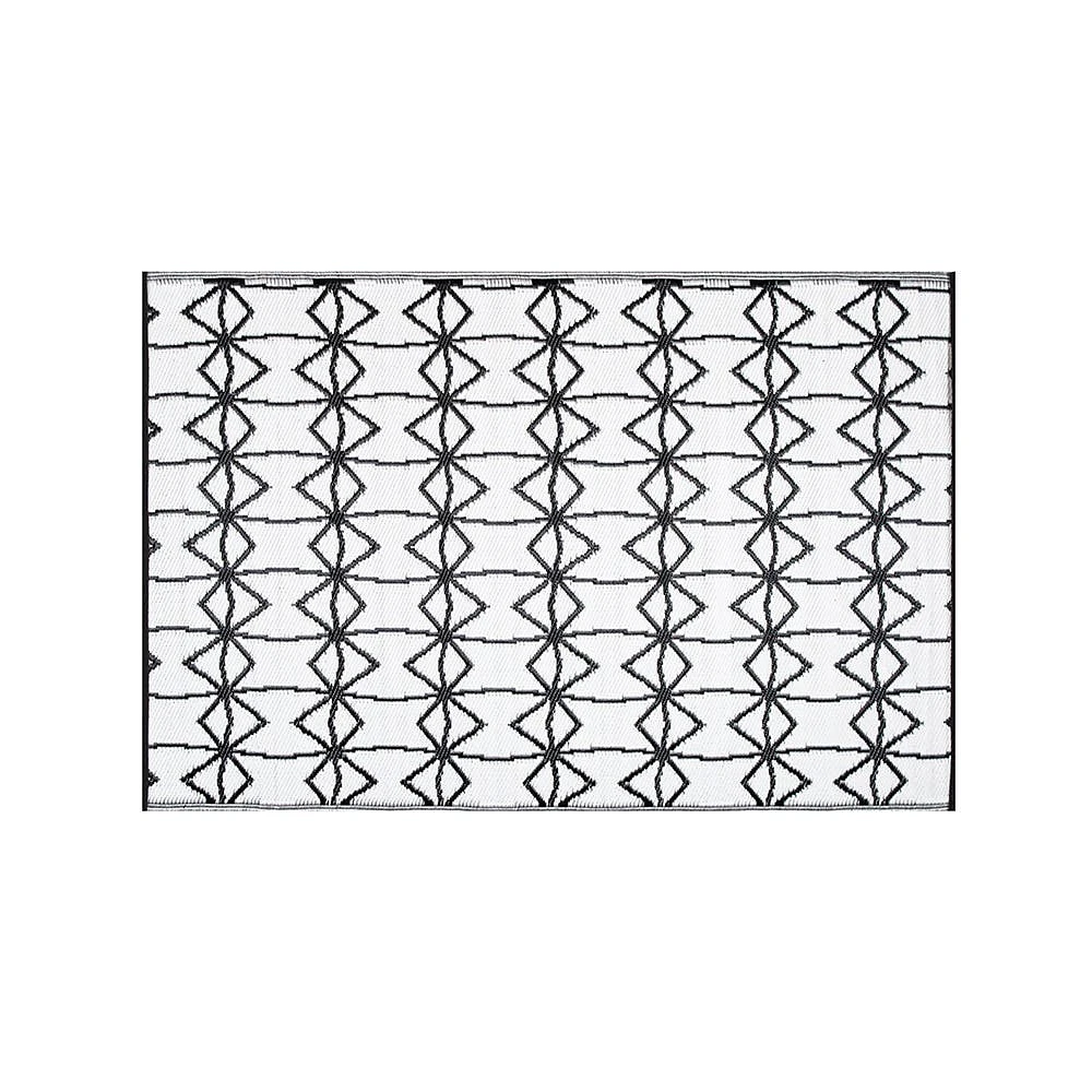 KSP Outdoor 'Kessa' All Season Mat 4x6' (Black/White)