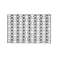 KSP Outdoor 'Kessa' All Season Mat 4x6' (Black/White)