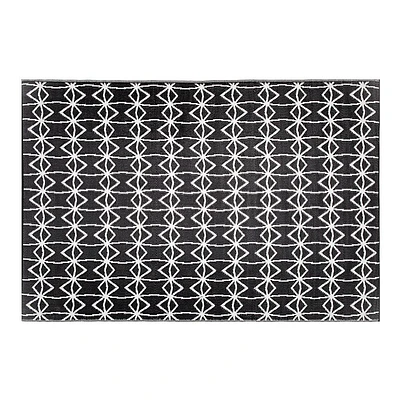 KSP Outdoor 'Kessa' All Season Mat 6x9' (Black/White)