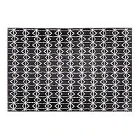KSP Outdoor 'Kessa' All Season Mat 6x9' (Black/White)