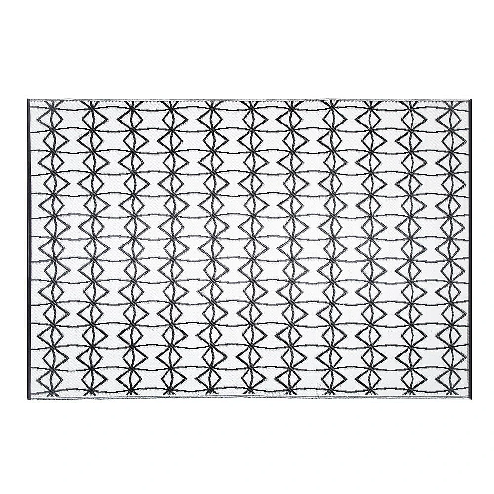 KSP Outdoor 'Kessa' All Season Mat 6x9' (Black/White)