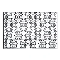 KSP Outdoor 'Kessa' All Season Mat 6x9' (Black/White)
