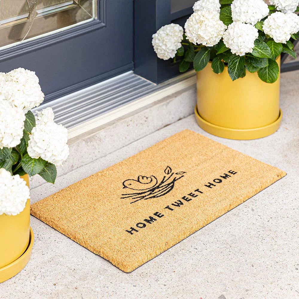 KSP Summer 'Home Tweet Home' Coir Doormat