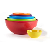 KSP Multi Melamine Mixing Bowl with Lids