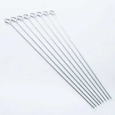 Better BBQ Grill Steel Skewer - Set of 8 (Chrome)