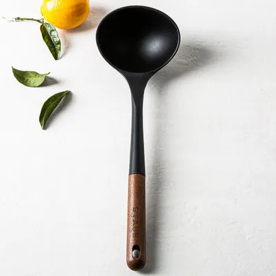 Staub Prep Simple Silicone Ladle (Black)