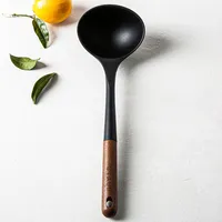 Staub Prep Simple Silicone Ladle (Black)