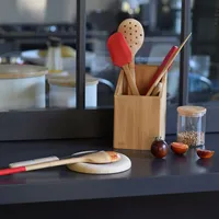 Pebbly Bamboo Mixing Spoon 12" (Asstd.)