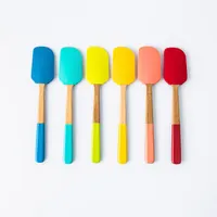 Pebbly Bamboo Flex Silicone Spatula 10" (Asstd.)