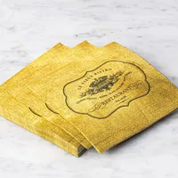 Harman 3-Ply 'Le Vieux Bistro' Paper Napkin - Set of 20 (Natural)