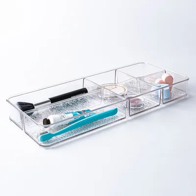 iDesign Rain 5-Section Divided Tray