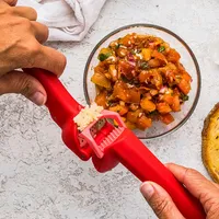 Dreamfarm Garject Lite Self-Cleaning Garlic Press Ea. 7.5" (Asstd.)