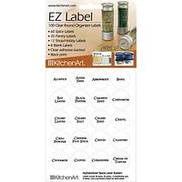 KitchenArt EZ Label Spice Jar Labels - Round