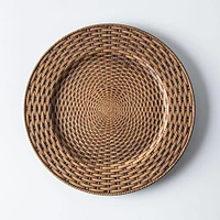 KSP Everyday Charger Plate Rattan 33cm/13" Dia.  (Natural)