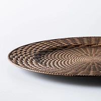 KSP Everyday Charger Plate Rattan 33cm/13" Dia.  (Natural)
