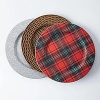 KSP Everyday Charger Plate Rattan 33cm/13" Dia.  (Natural)
