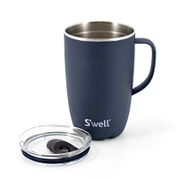 S'well Slide-Open 'Azurite' Mug with Handle 16oz (Blue)