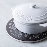 KSP Ceramica 'Coffee' Ceramic Trivet 20cm (White/Black)