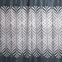 Harman Reinforced Grommet 'Peacock' Shower Curtain (Black)